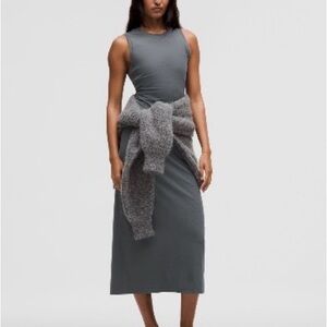 lululemon athletica Gray Midi Dress